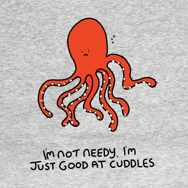 Grumpy Octopus by grumpyanimals